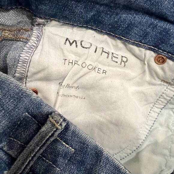 MOTHER The Looker Getting Rowdy Distressed Skinny Jeans sz 25 - Picture 5 of 5